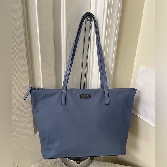 Kate Spade Blue Tote EUC - Picture 12 of 12